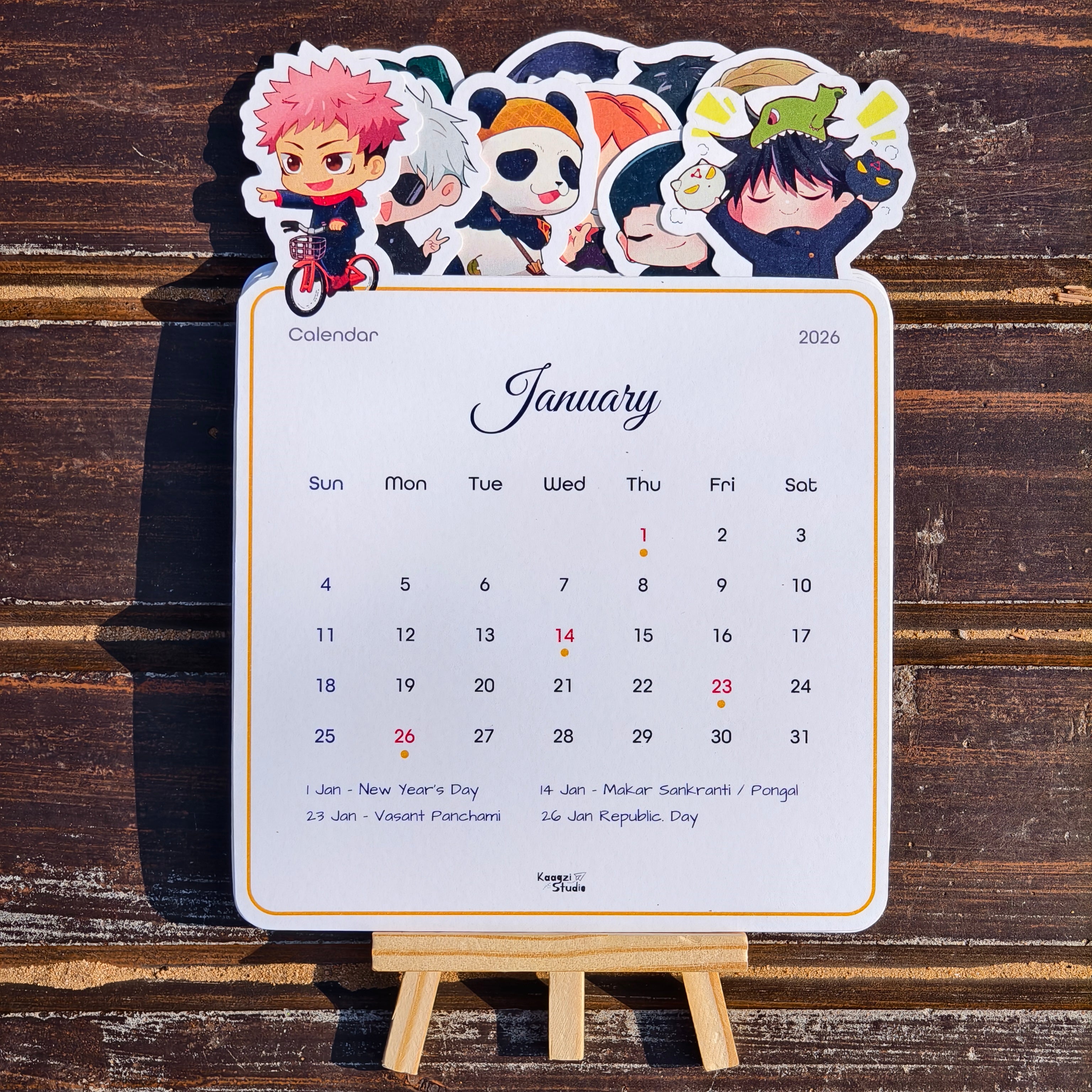 Jujutsu Kaisen Die-Cut Calendar