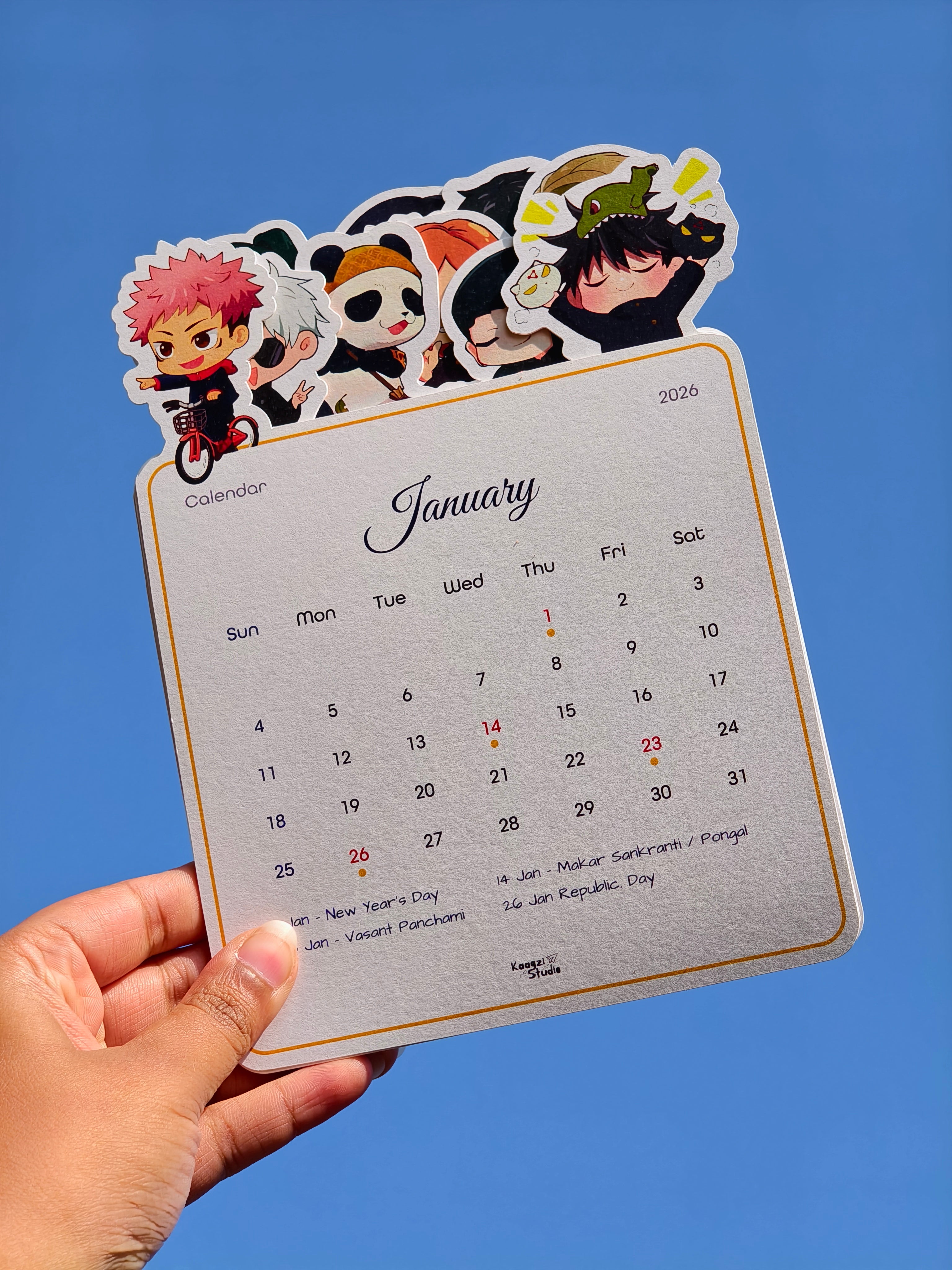 Jujutsu Kaisen Die-Cut Calendar