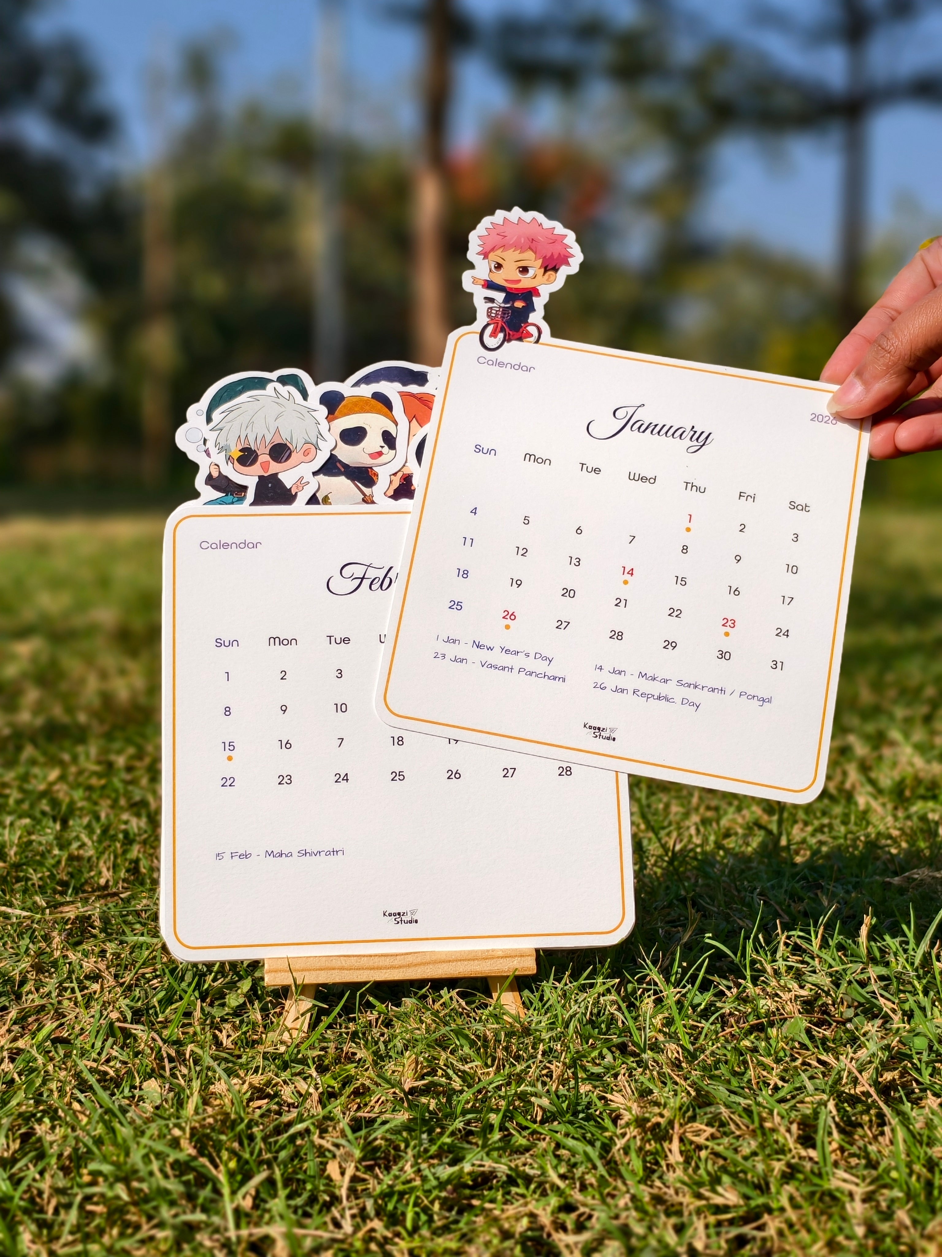 Jujutsu Kaisen Die-Cut Calendar