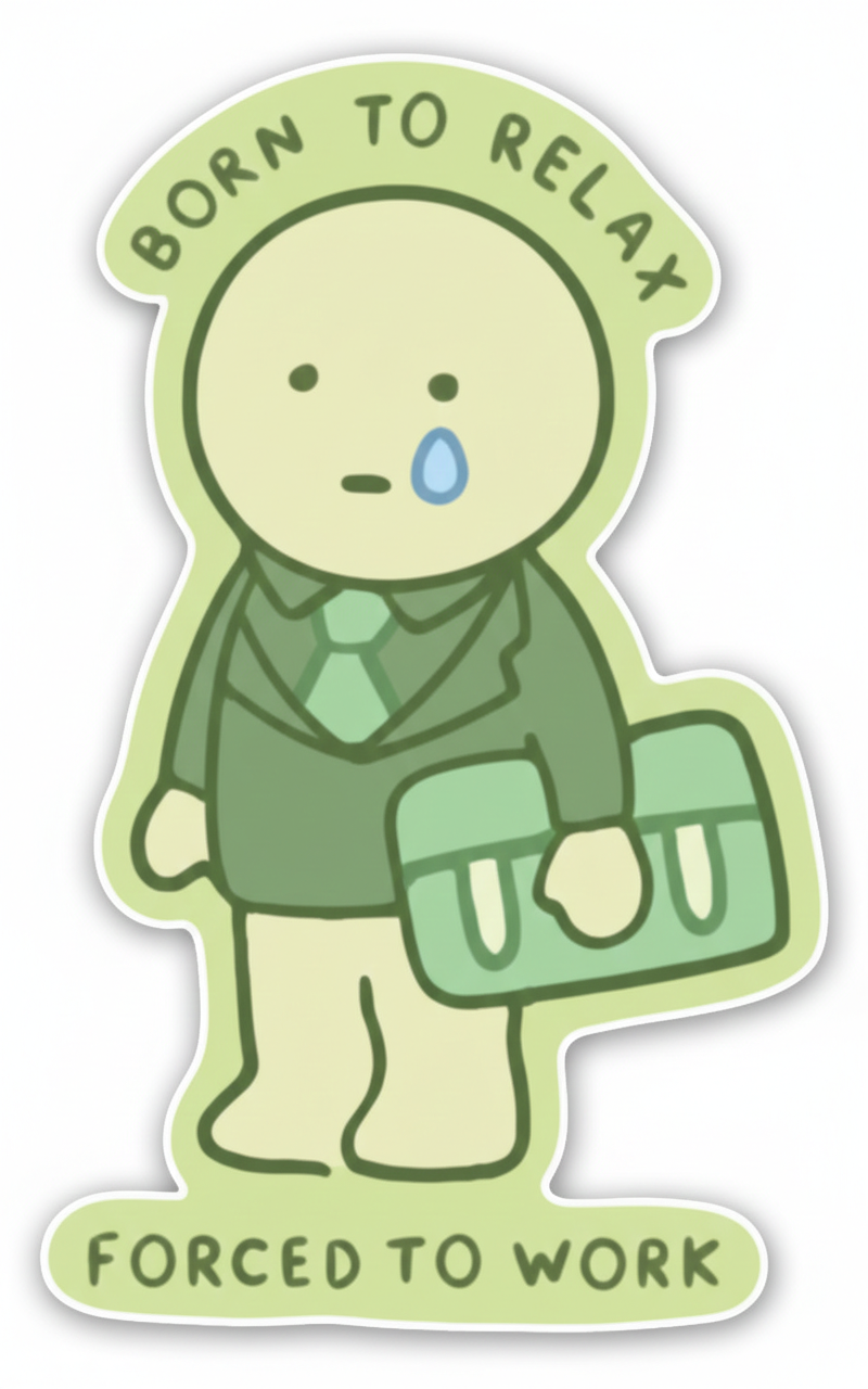 Born to Relax, Forced to Work